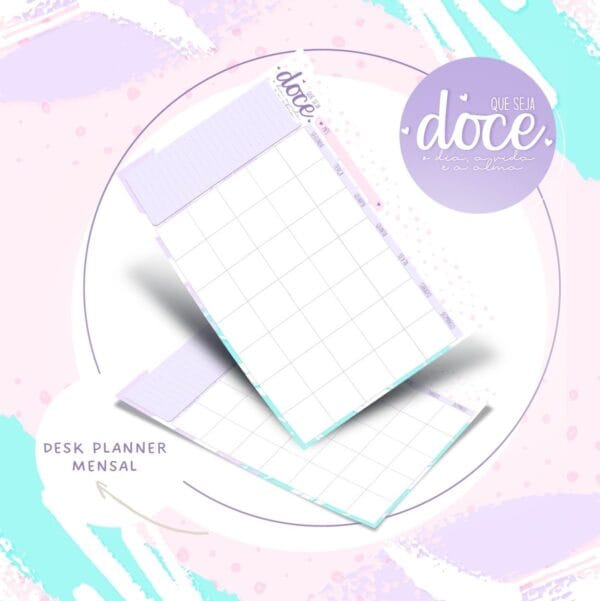 Caderno A5 Seja Doce - Arquivo Digital