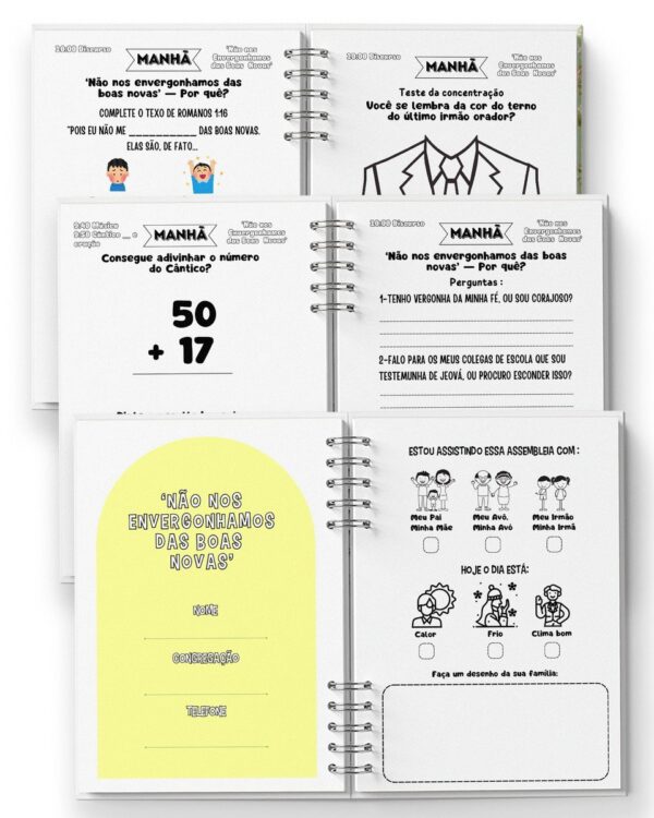 Caderno Atividades Assembleia Infantil - Arquivo Digital