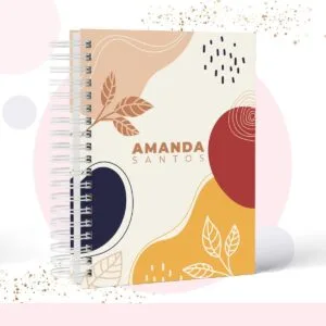 Caderno Capa Geométrica - Modelo 1 - Arquivo Digital