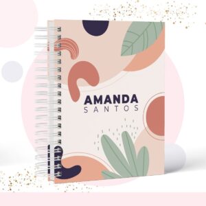 Caderno Capa Geométrica - Modelo 7 - Arquivo Digital