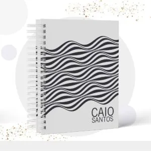 Caderno Capa Masculina - Modelo 1 - Arquivo Digital