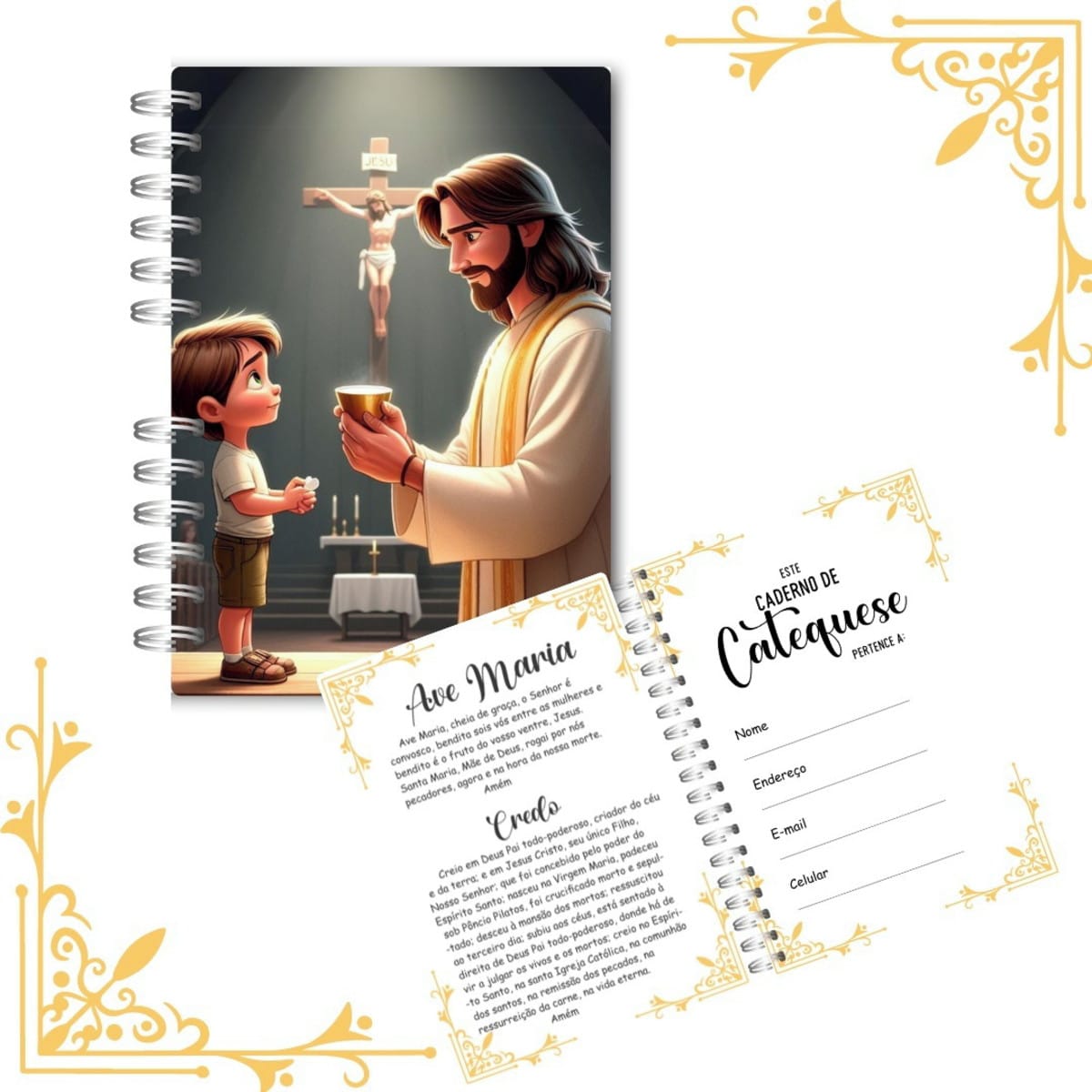 Caderno de Catequese Digital com Orações e Mandamentos 5 Caderno de Catequese Digital com Orações e Mandamentos - Imagem 5