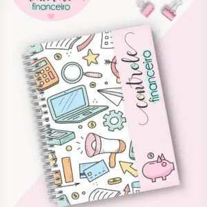 Caderno Controle Financeiro Feminino 03 - Arquivo Digital