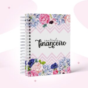 Caderno Controle Financeiro Feminino - Arquivo Digital