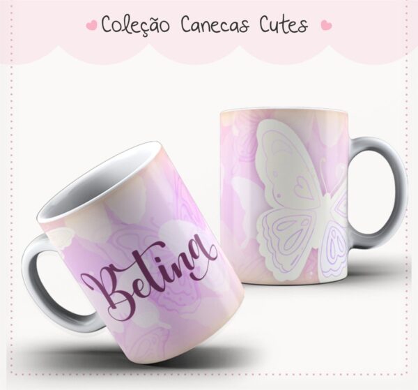 Caderno Cute Menina 3 - Arquivo Digital