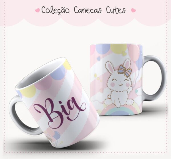Caderno Cute Menina 4 - Arquivo Digital