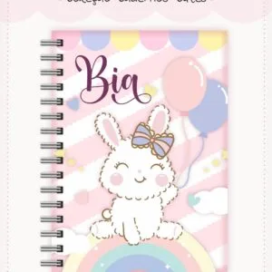 Caderno Cute Menina 4 - Arquivo Digital