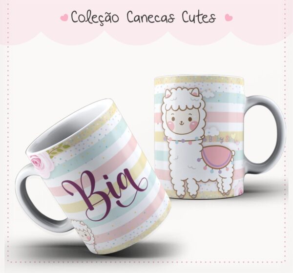 Caderno Cute Menina 8 - Arquivo Digital