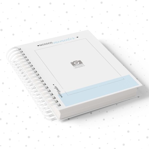 Caderno de Memórias Afetivas Azul - Arquivo Digital
