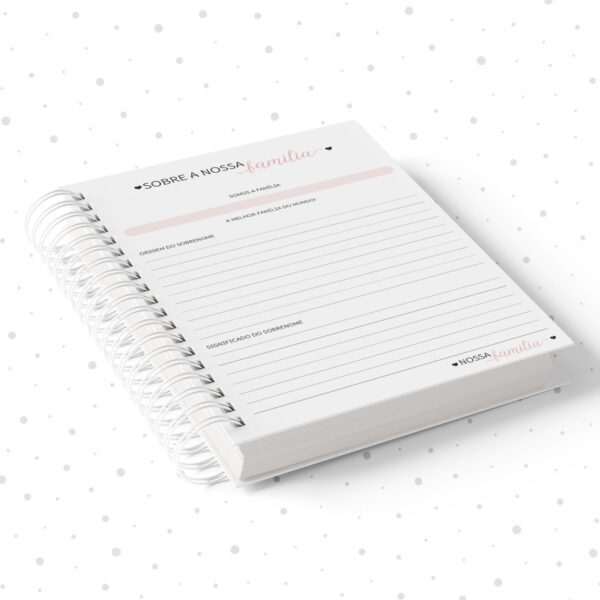 Caderno de Memórias Afetivas Rosa - Arquivo Digital