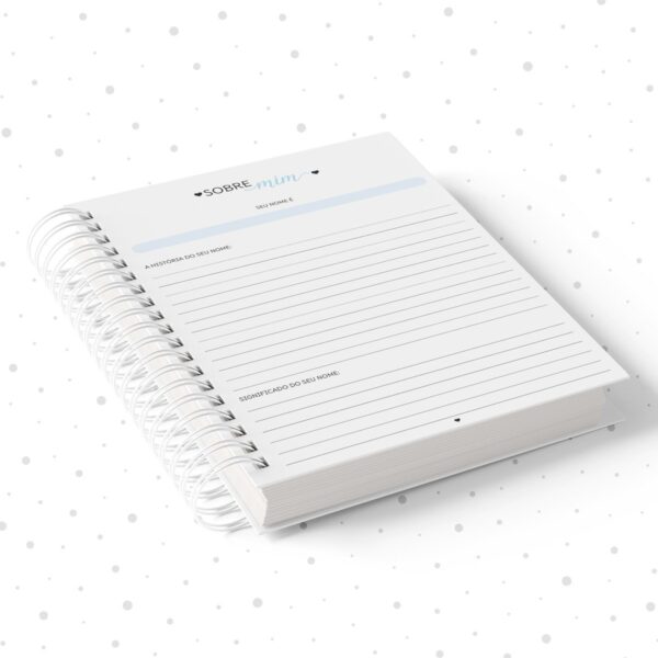 Caderno de Recordações Menino - Arquivo Digital