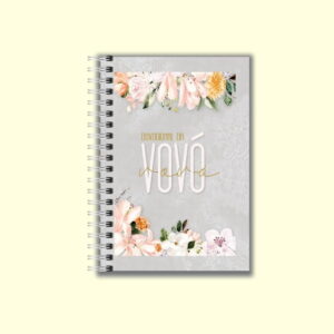Caderno Devocional A5 Vovó Floral Kit Digital Católico 21 caderno devocional a5 vovo floral arquivo digital