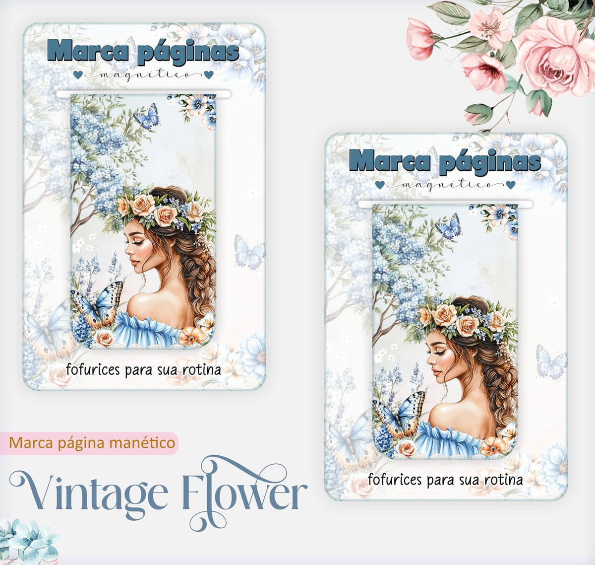 Caderno Digital Pautado Vintage para Encadernação 4 Caderno Pautado Vintage Flower 05 Arquivos Encadernacao 4 1
