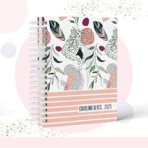 Caderno Floral - Modelo 1 - Arquivo Digital