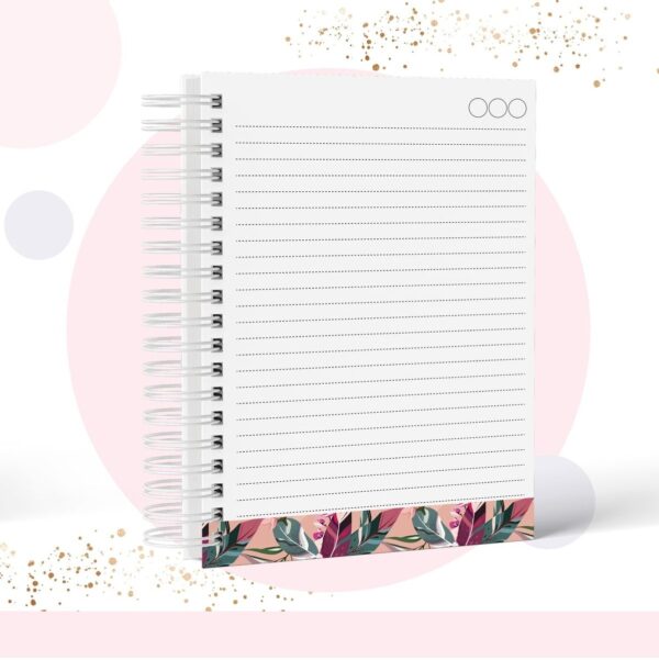 Caderno Floral - Modelo 2 - Arquivo Digital