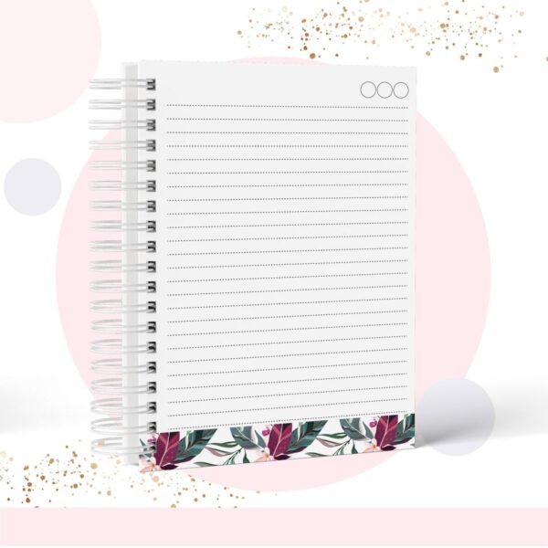 Caderno Floral - Modelo 4 - Arquivo Digital