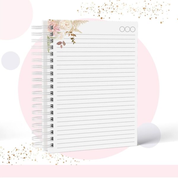 Caderno Floral - Modelo 8 - Arquivo Digital