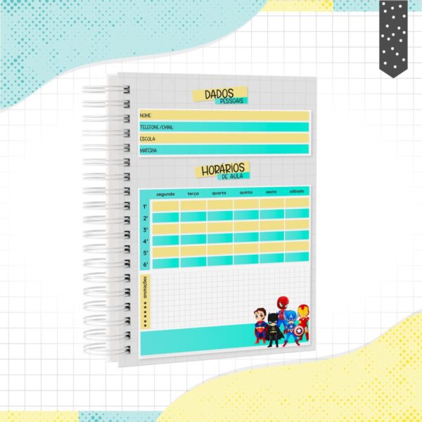 Caderno Heróis - Arquivo Digital