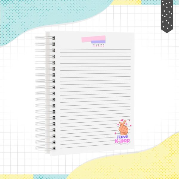 Caderno KPOP Menina - Arquivo Digital