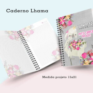 caderno lhama arquivo digital
