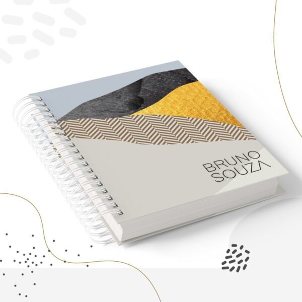 Caderno Masculino - Modelo 2 - Arquivo Digital