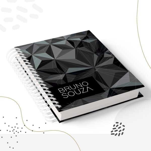 Caderno Masculino - Modelo 4 - Arquivo Digital