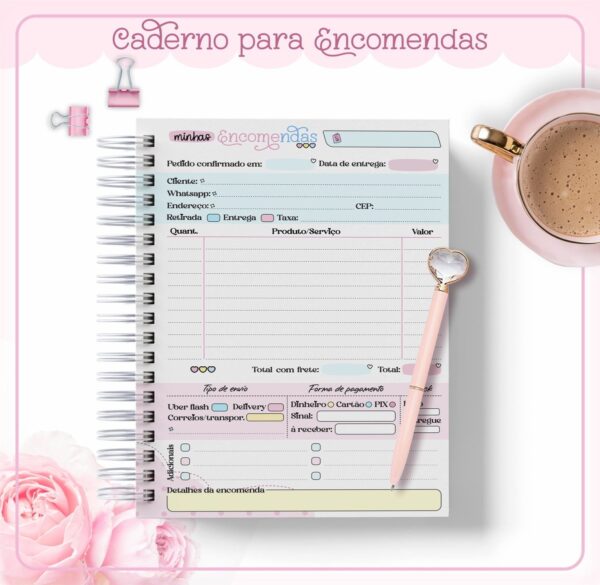 Caderno Minhas Encomendas - Arquivo Digital