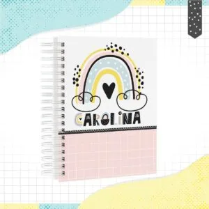 Caderno Minimalista Menina - Arquivo Digital 8 Caderno Minimalista Menina - Arquivo Digital