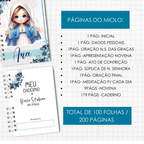 Caderno Nossa Senhora das Graças - Arquivo Digital