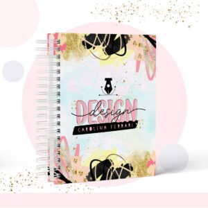 Caderno Pautado Profissão Design - Arquivo Digital