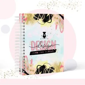 Caderno Pautado Profissão Design - Arquivo Digital