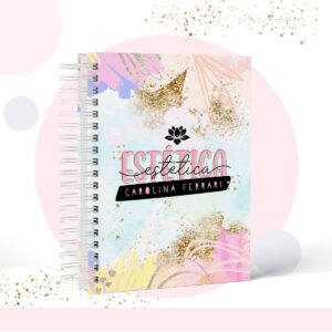 Caderno Pautado Profissão Estética - Arquivo Digital