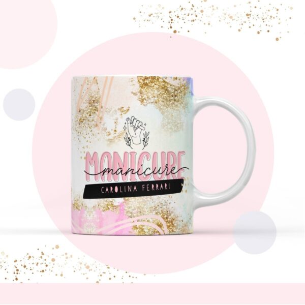 Caderno Pautado Profissão Manicure - Arquivo Digital