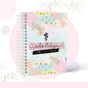 caderno pautado profissao odontologia arquivo digital