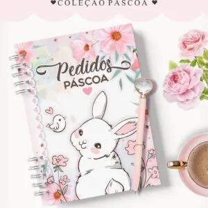 Caderno Pedidos Páscoa Coelhinha - Arquivo Digital