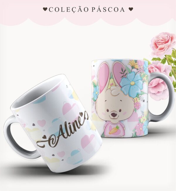 Caderno Pedidos Páscoa Floral - Arquivo Digital