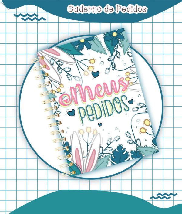 Caderno Pedidos Páscoa Mod7 - Arquivo Digital