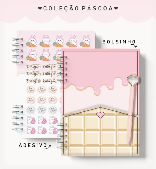 Caderno Pedidos Páscoa Rosinha - Arquivo Digital