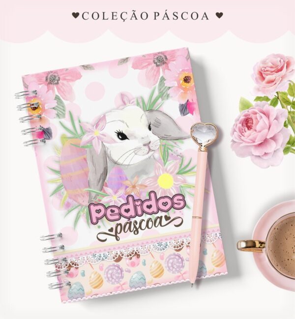 Caderno Pedidos Páscoa Rosinha - Arquivo Digital
