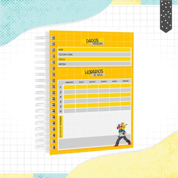 Caderno Pokémon - Arquivo Digital