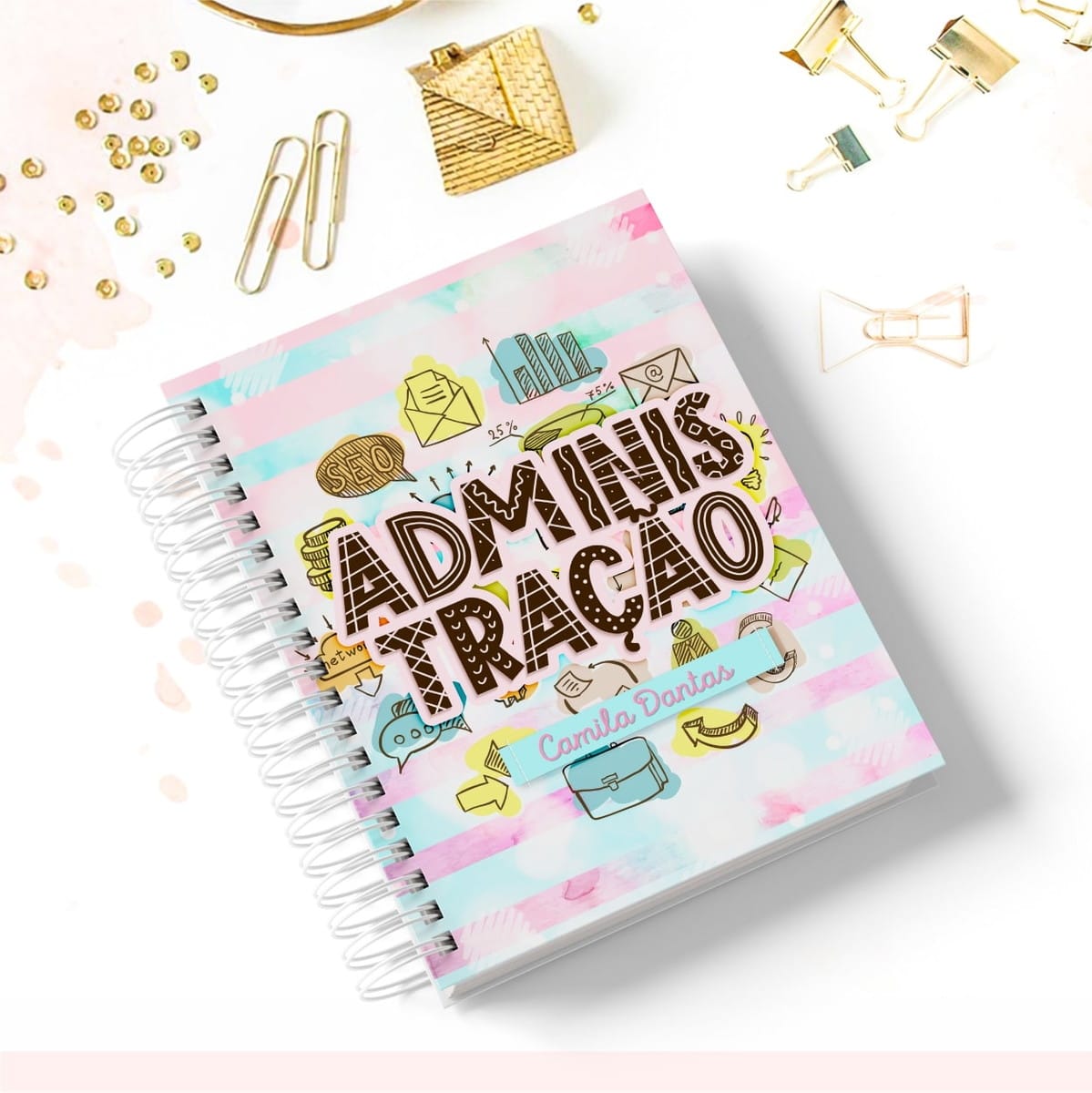 Kit Digital Caderno Administração para Agendas Personalizadas 1 Kit Digital Caderno Administração para Agendas Personalizadas