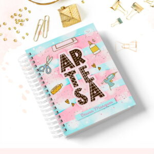 caderno profissao artesa papelaria