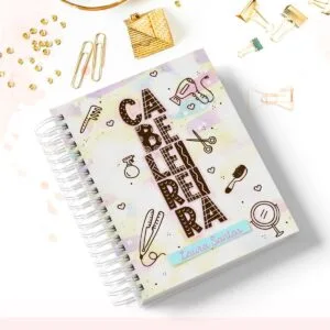 caderno profissao cabeleireira