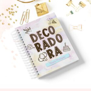 caderno profissao decoradora papelaria personalizada 1