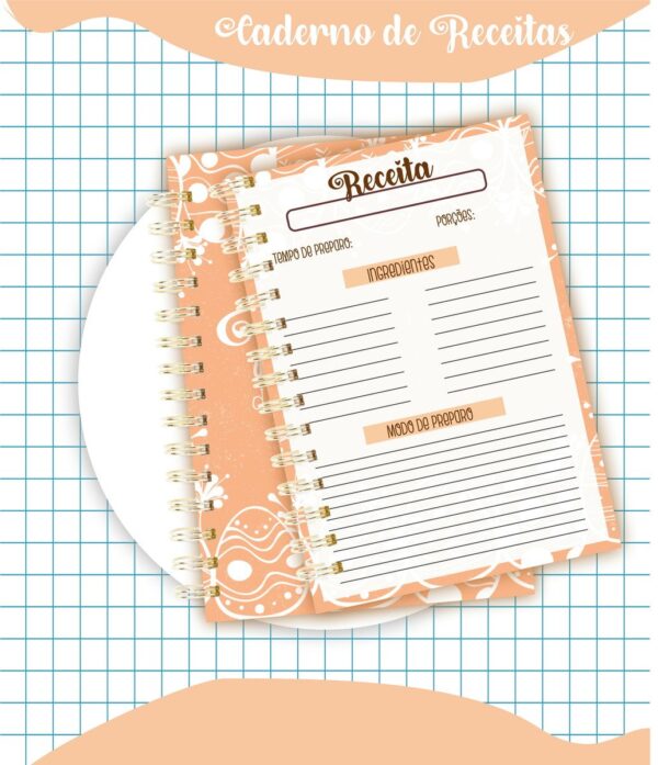 Caderno Receitas Páscoa Mod01 - Arquivo Digital