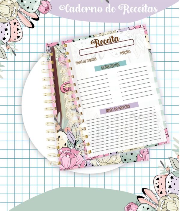 Caderno Receitas Páscoa Mod03 - Arquivo Digital