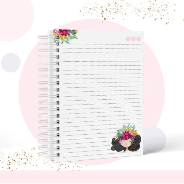 Caderno Teen Menina - Modelo 1 - Arquivo Digital