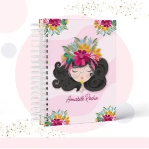 Caderno Teen Menina - Modelo 1 - Arquivo Digital