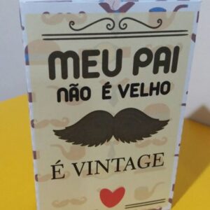 caixa 6 doces pai vintage arquivo digital embalagem dia dos pais