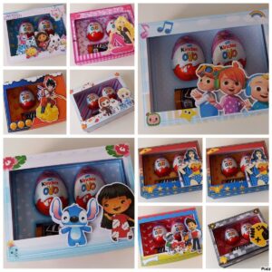 caixa kinder ovo e mm arquivo digital papel e scrapbook